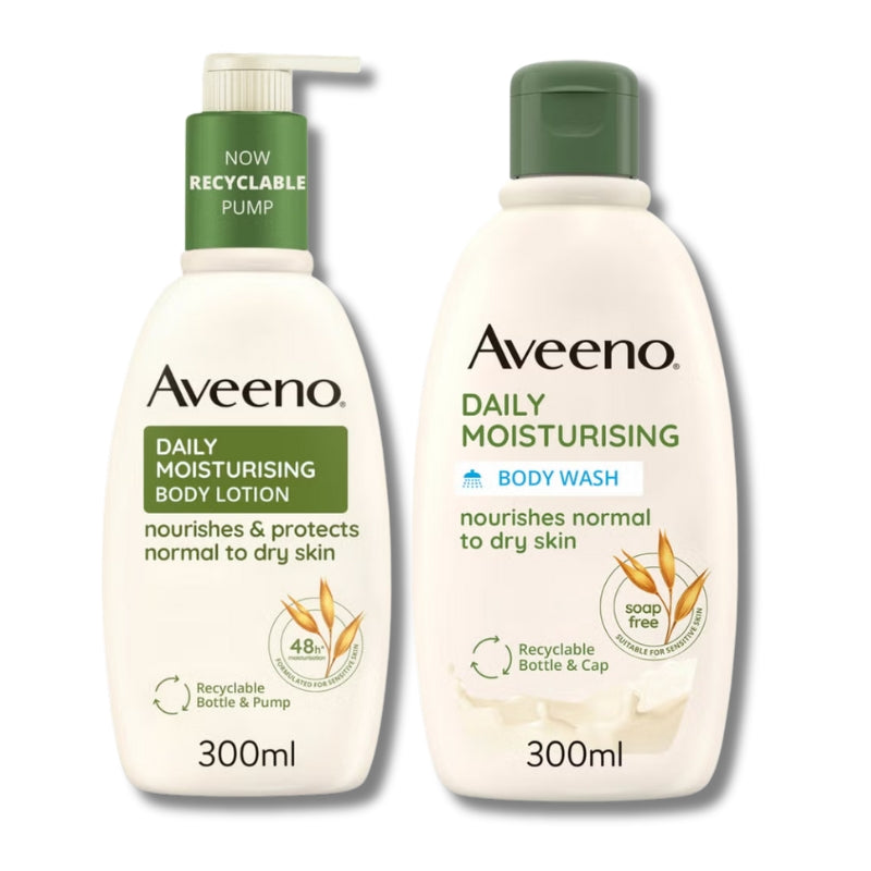 Aveeno Daily Moisturising Wash and Lotion Duo