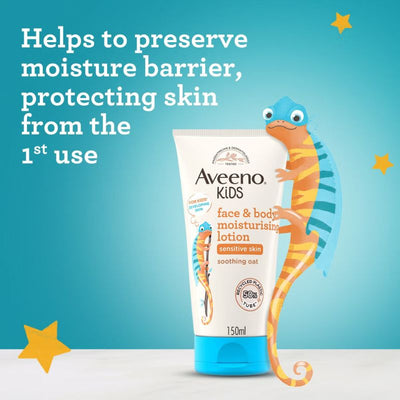 Aveeno Kids Moisturising Face and Body Lotion Kids Moisturiser 150ml