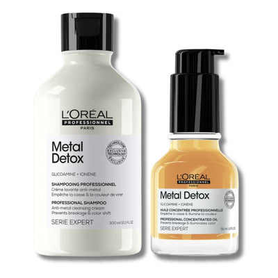 L'Oréal Professionnel Metal Detox Oil and Shampoo Bundle