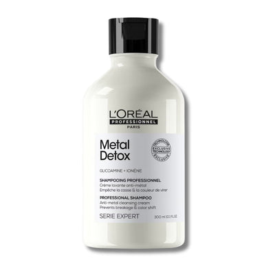 L'Oréal Professionnel Metal Detox Sulphate Free Shampoo 300ml for breakage & colour protection against hard water