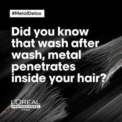 L'Oréal Professionnel Metal Detox Sulphate Free Shampoo 300ml for breakage & colour protection against hard water