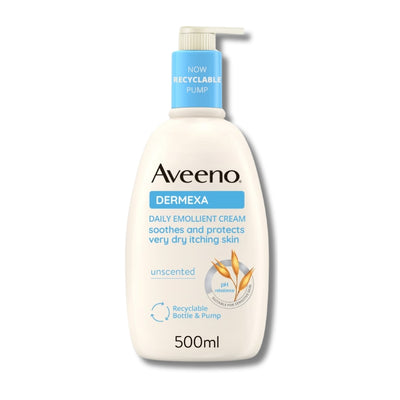 Aveeno Dermexa Cream Duo for Very Dry Itchy Skin 1L Mega Bundle