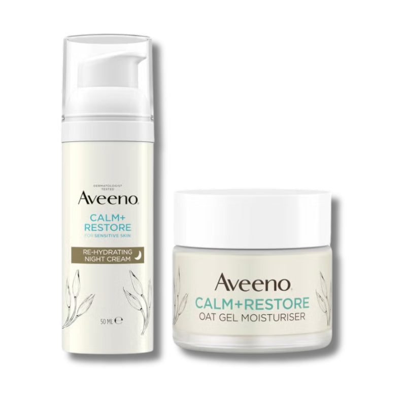 Aveeno Face Calm and Restore Intensely Nourish Day and Night Duo