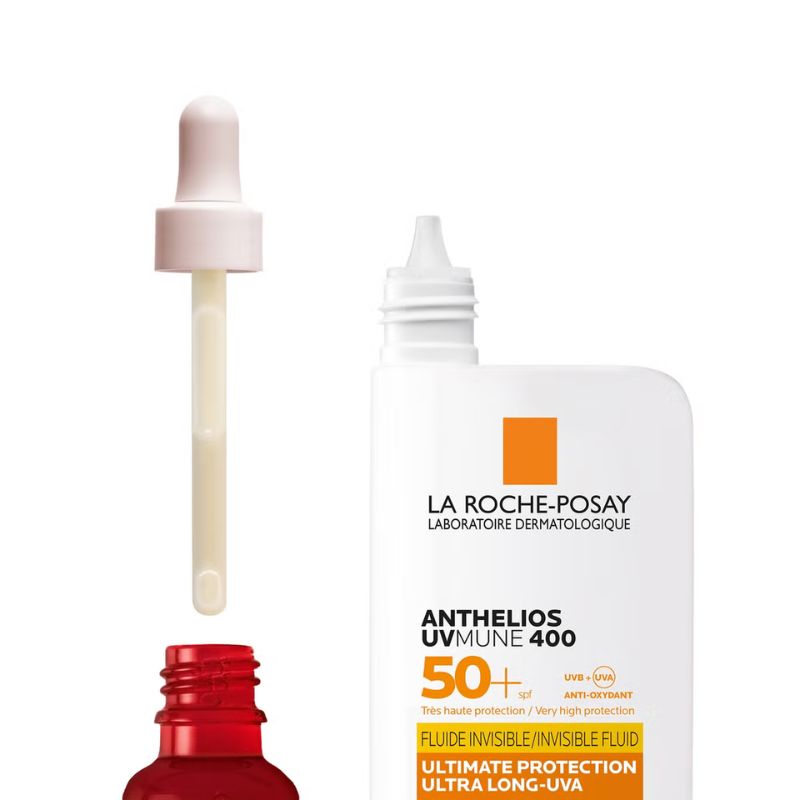 La Roche-Posay Anti-Wrinkle Correct + Protect Duo Set: Retinol Serum and SPF50+