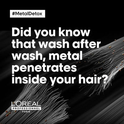 L’Oréal Professionnel Metal Detox Shampoo 500ml and Refill Pack 500ml for breakage & colour protection