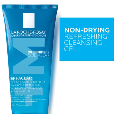 La Roche-Posay Effaclar Purifying Foaming Gel Cleanser for Oily, Blemish-Prone Skin 200ml