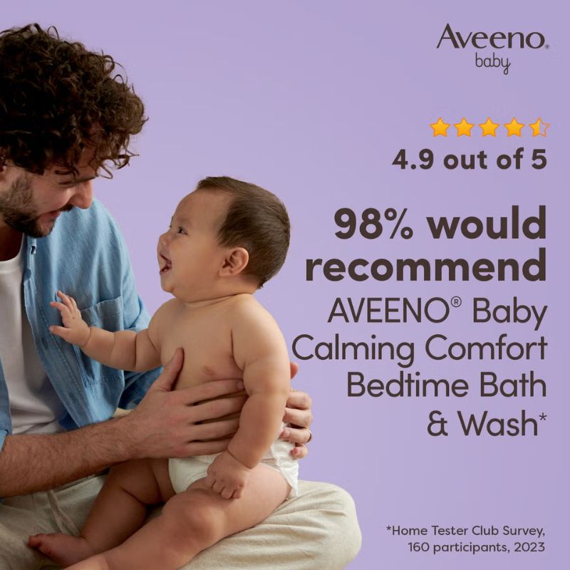 Aveeno Baby Calming Comfort Bedtime Bath and Wash 250ml