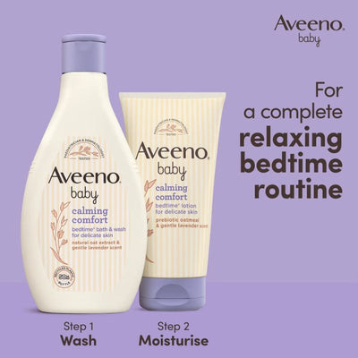 Aveeno Baby Calming Comfort Bedtime Bath and Wash 250ml