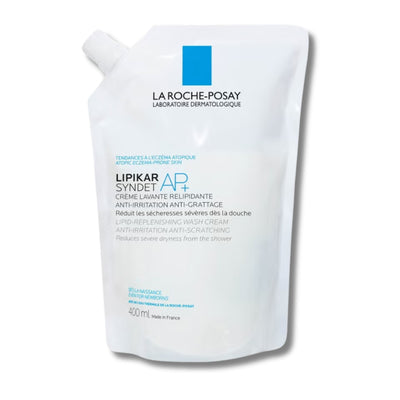 La Roche-Posay Lipikar Syndet AP+ Cream Wash Refill Pouch 400ml