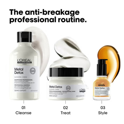 L'Oréal Professionnel Metal Detox Oil and Shampoo Bundle