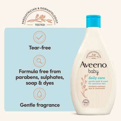 Aveeno Baby Daily Care Gentle Bath and Wash 400ml