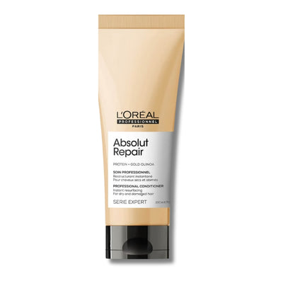 L'Oréal Professionnel Absolut Repair Hydrating Bundle Set with Shampoo, Conditioner, Mask & Oil for Dry Hair