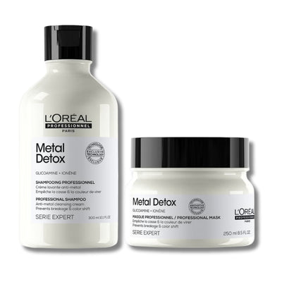 L'Oréal Professionnel Metal Detox Sulphate Free Shampoo 300ml & Hair Mask 250ml