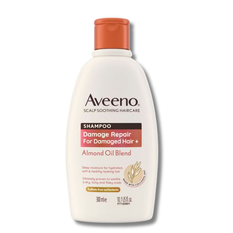 Aveeno Haircare Damage Repair + Almond Oil Blend Shampoo 300ml