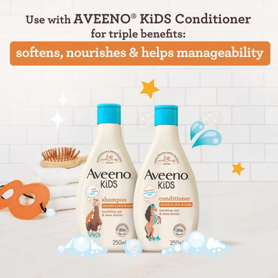 Aveeno Kids Shampoo with Soothing Oat and Shea Butter 250ml