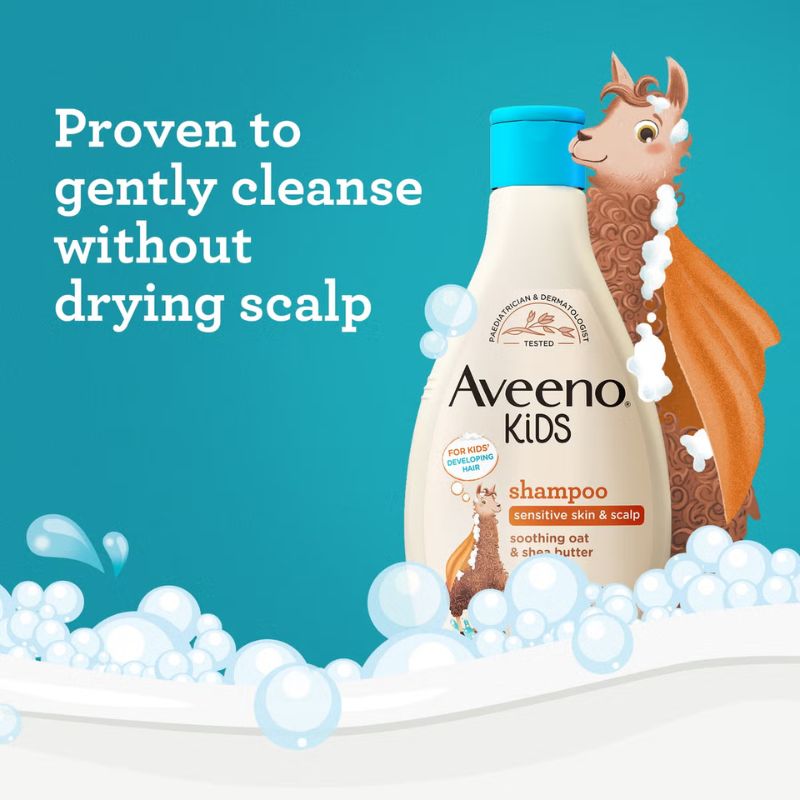 Aveeno Kids Shampoo with Soothing Oat and Shea Butter 250ml