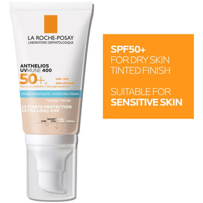 La Roche-Posay Anthelios UVMune 400 Hydrating Suncream Tinted SPF50 50ml