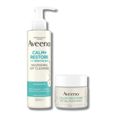 Aveeno Face Calm and Restore Sensitive Skin Best Seller Duo