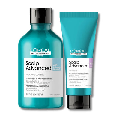 L'Oréal Professionnel Serié Expert Scalp Advanced Anti-Dandruff Shampoo and Hair Treatment Routine