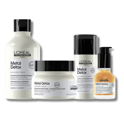 L'Oréal Professionnel Metal Detox Shampoo, Mask, Oil And Cream