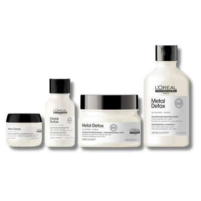 L'Oréal Professionnel Metal Detox Shampoo & Hair Mask Plus Minis for Breakage and Colour Protection