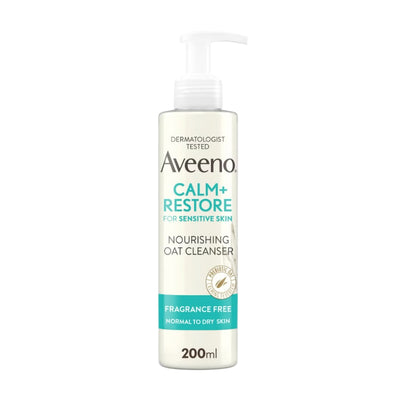 Aveeno Face Calm and Restore Nourishing Oat Cleanser 200ml